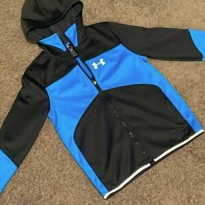 Under armour blue and black cold gear jacket